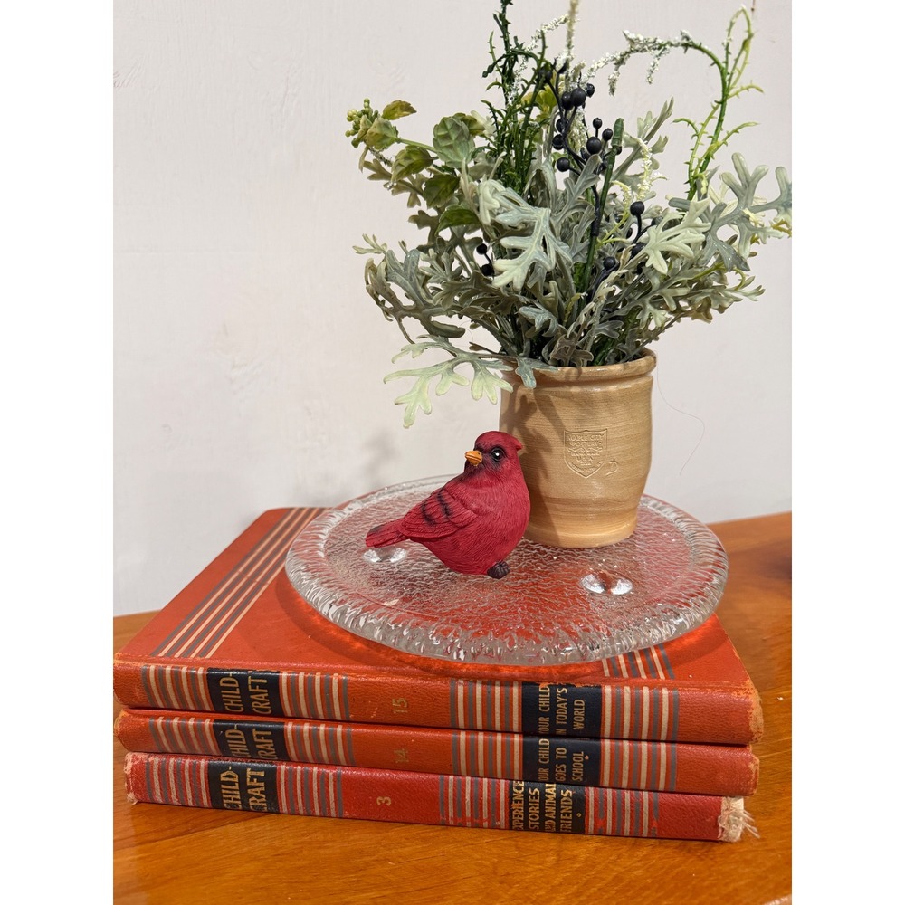 Vintage Child-Craft Books Set of 3 Volumes 3 14 15 Orange Hardcover Decor